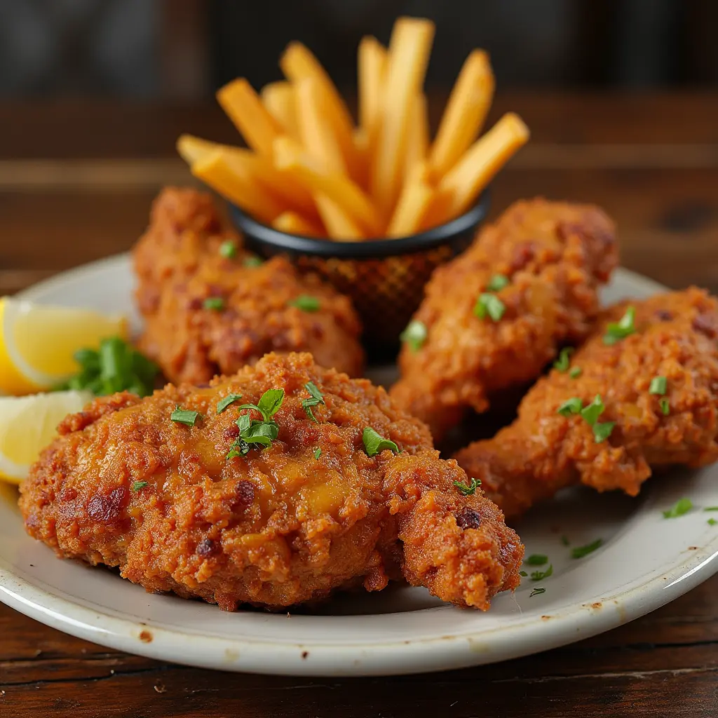 louisiana fried chicken menu