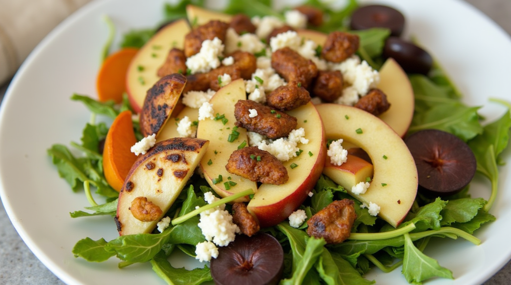 salad apple feta chicken