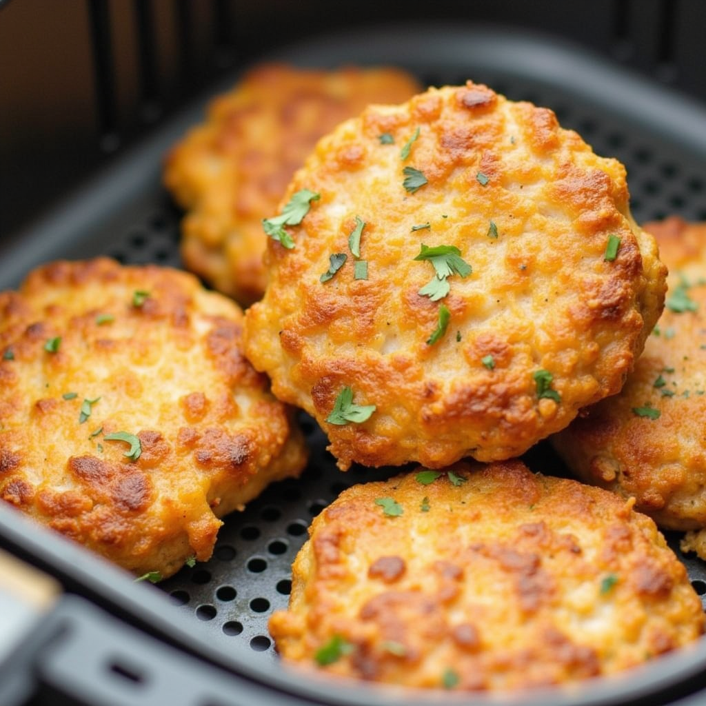 Air Fryer Frozen Chicken Patties