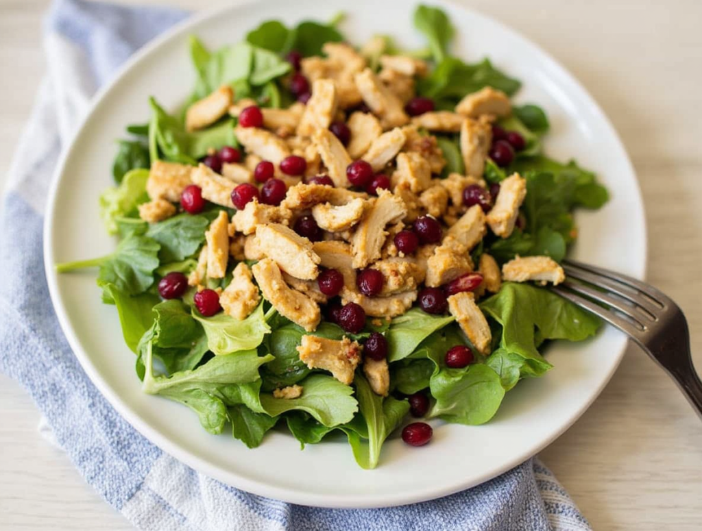 asian chicken cranberry salad