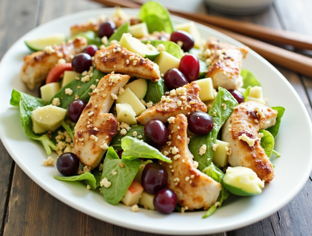 asian chicken cranberry salad