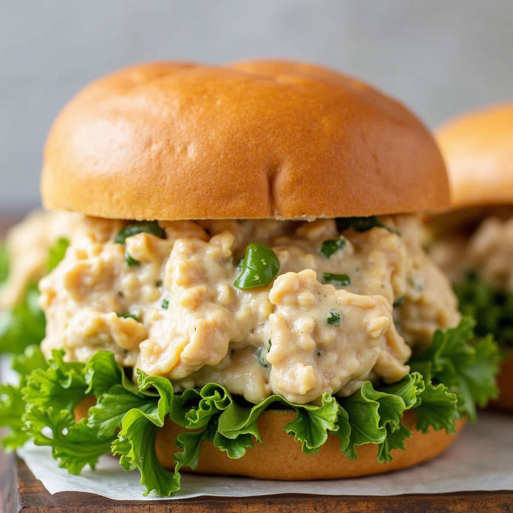 chicken caesar salad sandwich